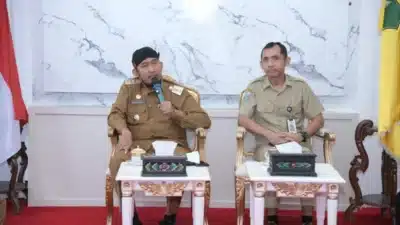 Bupati Sumenep Achmad Fauzi Wongsojudo memberikan arahan tentang pentingnya inovasi berkelanjutan di lingkungan OPD.