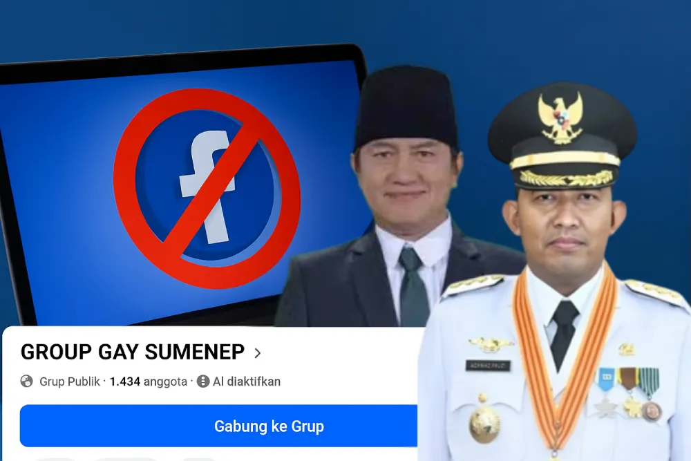 DPRD dan Bupati Sumenep menyoroti grup Facebook “Group Gay Sumenep” yang beranggotakan 1.434 akun.