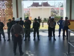 Sinergi Aparat, Wujud Komitmen Jaga Gedung DPRD Sumenep