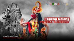 Seniman lokal Sumenep tampil dalam parade kostum dan seni budaya pada Madura Ethnic Carnival (MEC) 2025 bertema Topeng di depan Keraton Sumenep.”