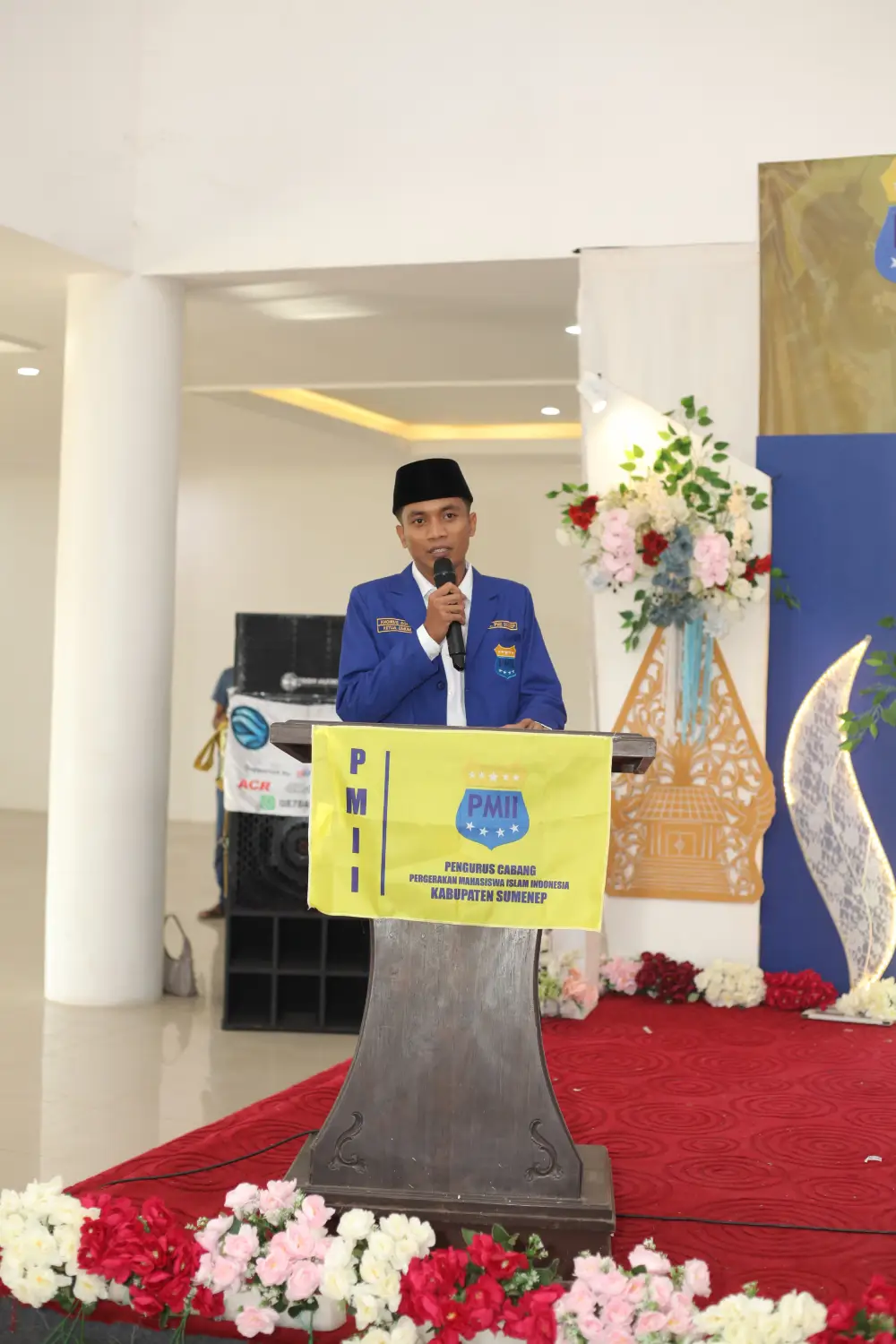 Pelantikan PC PMII Sumenep periode 2025–2026 di Islamic Center Sumenep dengan tema “PMII Next Generation Adaptive, Progressive, And Collaborative.
